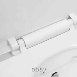 Wall Hung Rimless Toilet With Bidet Function Sleek Toilet White/Black
