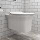 Wall Hung Rimless Toilet With Slim Soft Close Seat Santia Bun/beba 25901/77076