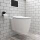 Wall Hung Rimless Toilet With Soft Close Seat Alcor Bun/beba 25867/77185
