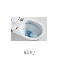 Wall Hung Rimless Toilet with Soft Close Seat Grohe Cistern BUN/BeBa 25887/78007
