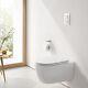 Wall Hung Rimless Toilet With Soft Close Seat Grohe Essence