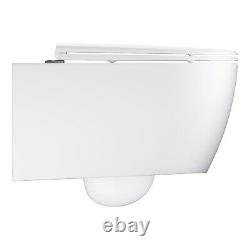 Wall Hung Rimless Toilet with Soft Close Seat Grohe Essence