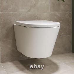 Wall Hung Rimless Toilet with Soft Close Seat Newport BUN/BeBa 28418/89252
