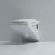 Wall Hung Square Modern Toilet Pan White (a10 By Voda Design)