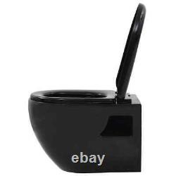 Wall-Hung Toilet Ceramic Black E1R5