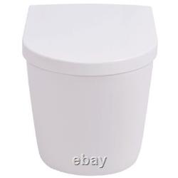 Wall Hung Toilet Ceramic White W6Z6