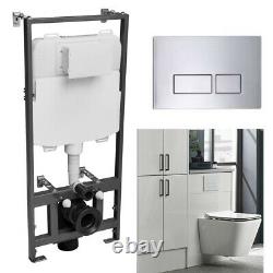 Wall Hung Toilet Concealed Cistern Frame WC Unit Adjustable Height 3 Sizes