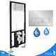 Wall Hung Toilet Concealed Cistern Frame Wc Unit Adjustable Height Chrome Plate