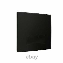 Wall Hung Toilet Concealed Cistern Frame WC Unit Adjustable Height Matt Black