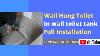 Wall Hung Toilet Install Full Details