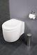 Wall Hung Toilet Pan Back To Wall Btw Wc Unit Ceramic With Soft Close Seat White