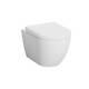 Wall Hung Toilet Pan Rimless With Soft Close Seat