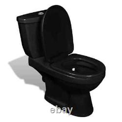 Wall Hung Toilet With Cistern Bathroom Seat Wall Faced Soft Close Flush vidaXL