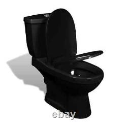 Wall Hung Toilet With Cistern Bathroom Seat Wall Faced Soft Close Flush vidaXL