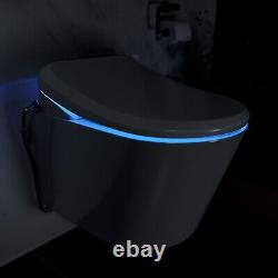 Wall Hung Toilet with Smart Bidet Toilet Seat Purificare BUN/BeBa 27403/84574