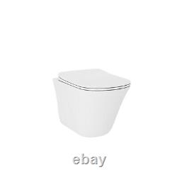 Wall Hung Toilet with Soft Close Seat Brushed Brass Pneumat BUN/BeBa 27556/88959