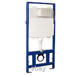 Wall Hung Toilet with Soft Close Seat Chrome Pneumatic Flus BUN/BeBa 27556/88957