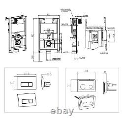 Wall Hung Toilet with Soft Close Seat White Glass Sensor Pn BUN/BeBa 25867/88924
