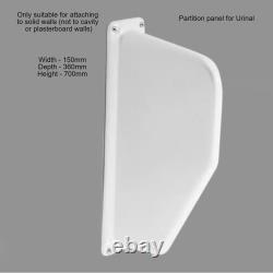 Wall Hung Urinal with Flush Valve Ceramic Wall-mounted