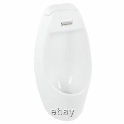 Wall Hung Urinal with Flush Valve System Ceramic Wall-mounted Urinal White