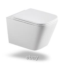 Wall-hung Toilet Compact Toilet Rimless Slim Soft