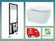 Wall Hung Pan Toilet Wall Frame Inc Cistern Modern Round Deluxe Premium