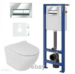 Wall hung toilet frame cistern