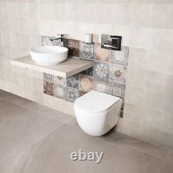 Wall hung toilet pan & seat, Bagno Design, BRAND NEW