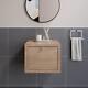 Wood Wall Hung Countertop Vanity Unit Without Basin 500mm Modern Bathroom