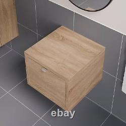 Wood Wall Hung Countertop Vanity Unit without Basin 500mm Modern Bathroom