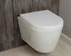 Zaffiro Rimless Pan Toilet Wall Mount Hung Wc Pan Soft Seat 520mm
